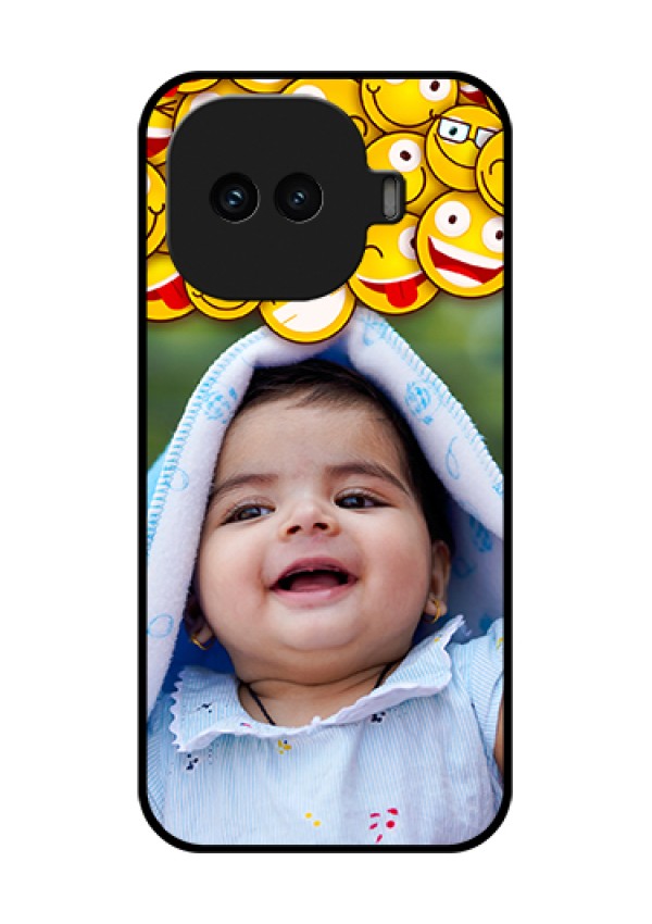 iQOO 15R 5G Custom Glass Phone Case - With Smiley Emoji Design