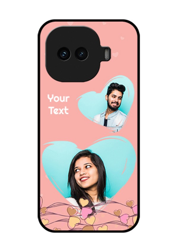 iQOO 15R 5G Custom Glass Phone Case - Love Doodle Design