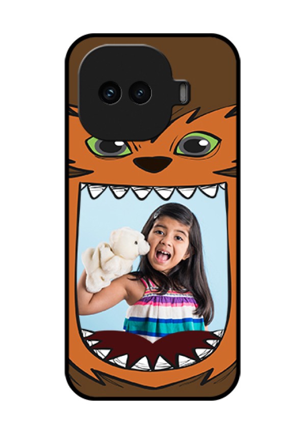 iQOO 15R 5G Custom Glass Phone Case - Owl Monster Back Case Design