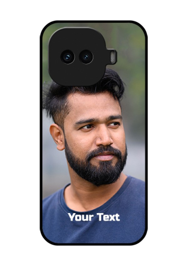 iQOO 15R 5G Custom Glass Phone Case - Photo With Text Design