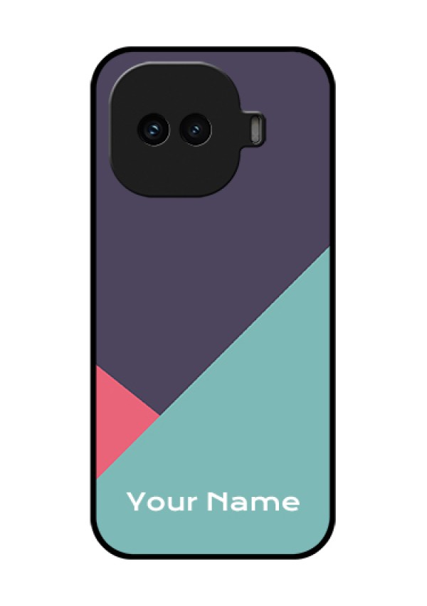 iQOO 15R 5G Custom Glass Phone Case - Tri Color Abstract Design