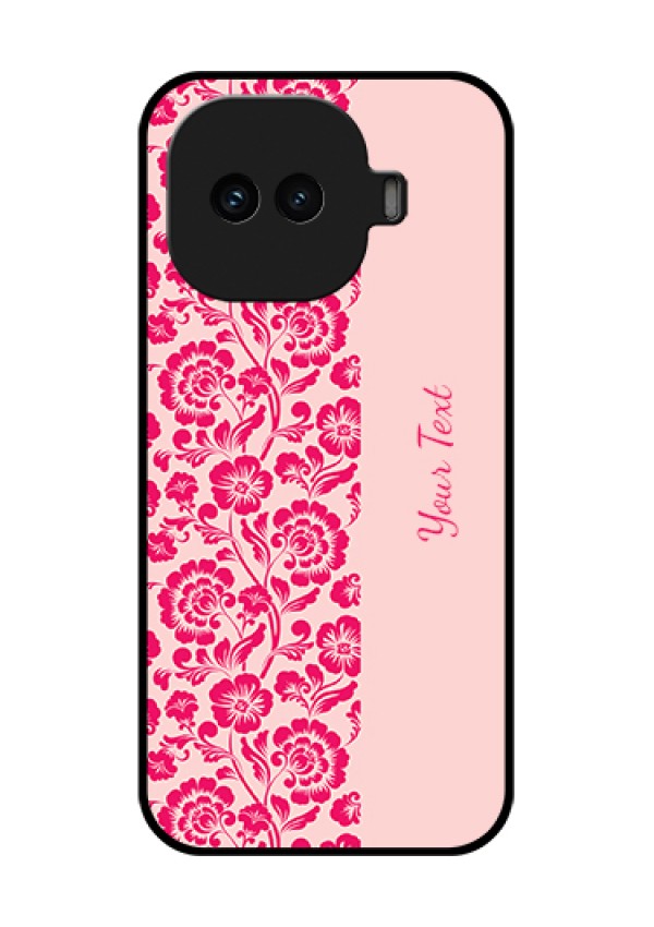 iQOO 15R 5G Custom Glass Phone Case - Attractive Floral Pattern Design