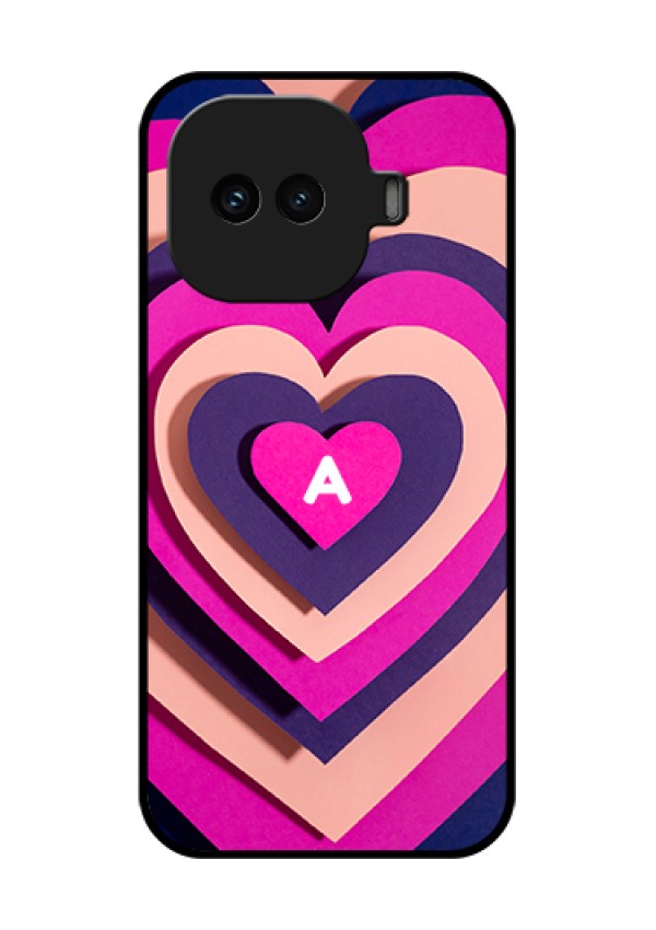 iQOO 15R 5G Custom Glass Phone Case - Cute Heart Pattern Design