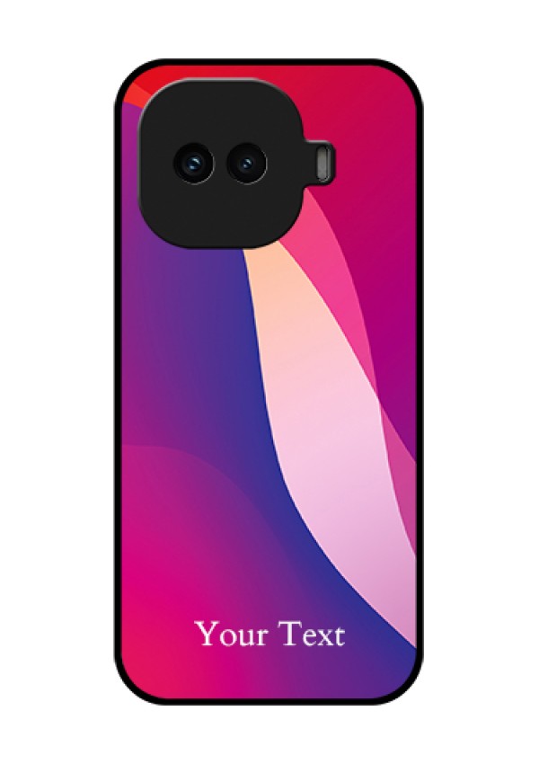 iQOO 15R 5G Custom Glass Phone Case - Digital Abstract Overlap Design