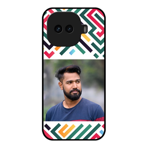 iQOO 15R 5G Custom Glass Phone Case - Colorful Maze Pattern Design iQOO 15R 5G Custom Glass Phone Case - Colorful Maze Pattern Design
