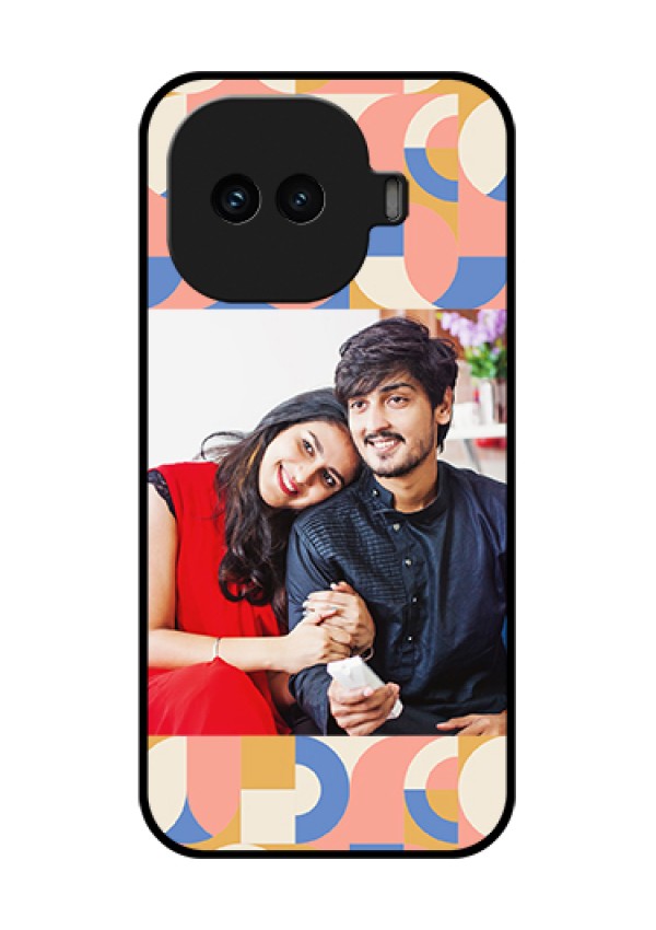iQOO 15R 5G Custom Glass Phone Case - Semi - Circle Maze Pattern Design