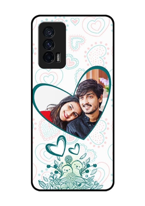 iQOO 7 5G Photo Printing on Glass Case - Premium Couple Design