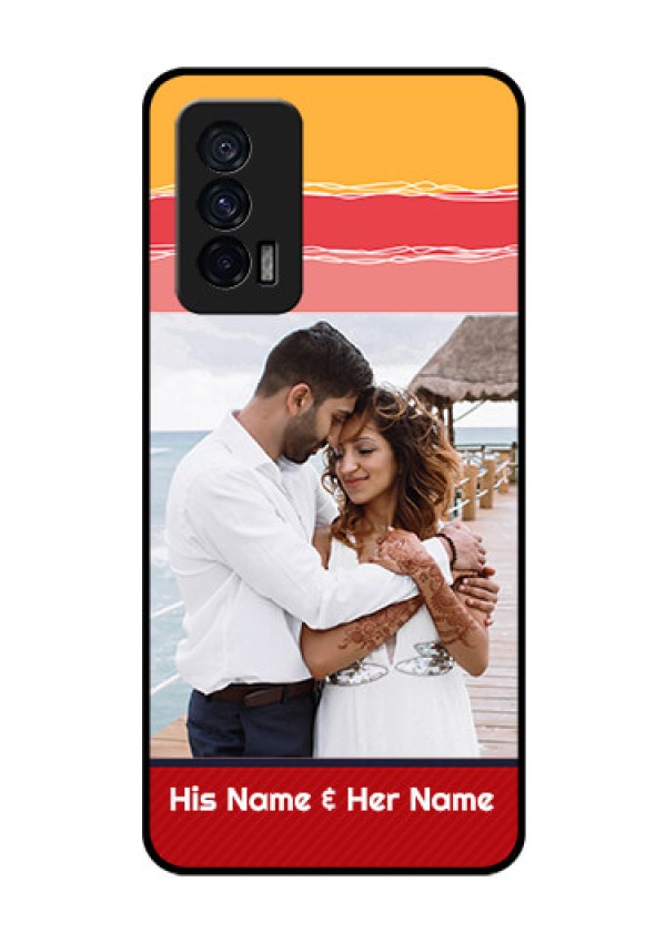 iQOO 7 5G Custom Glass Mobile Case - Colorful Case Design