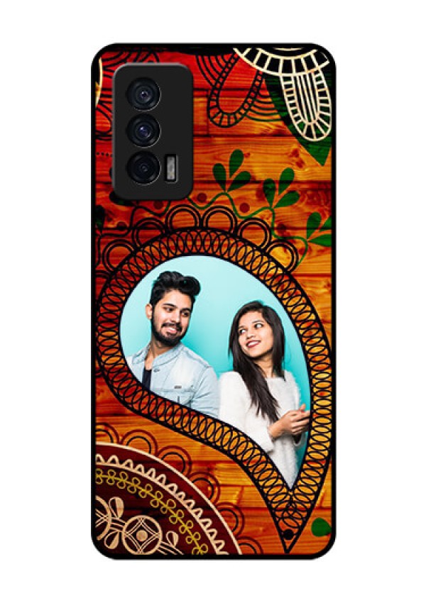 iQOO 7 5G Personalized Glass Phone Case - Abstract Colorful Design
