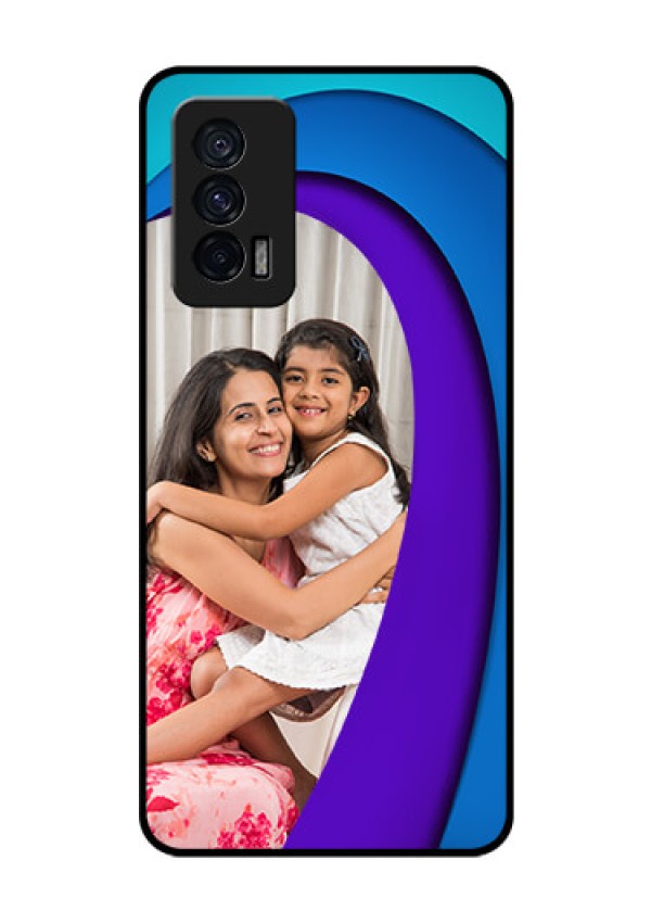 iQOO 7 5G Photo Printing on Glass Case - Simple Pattern Design