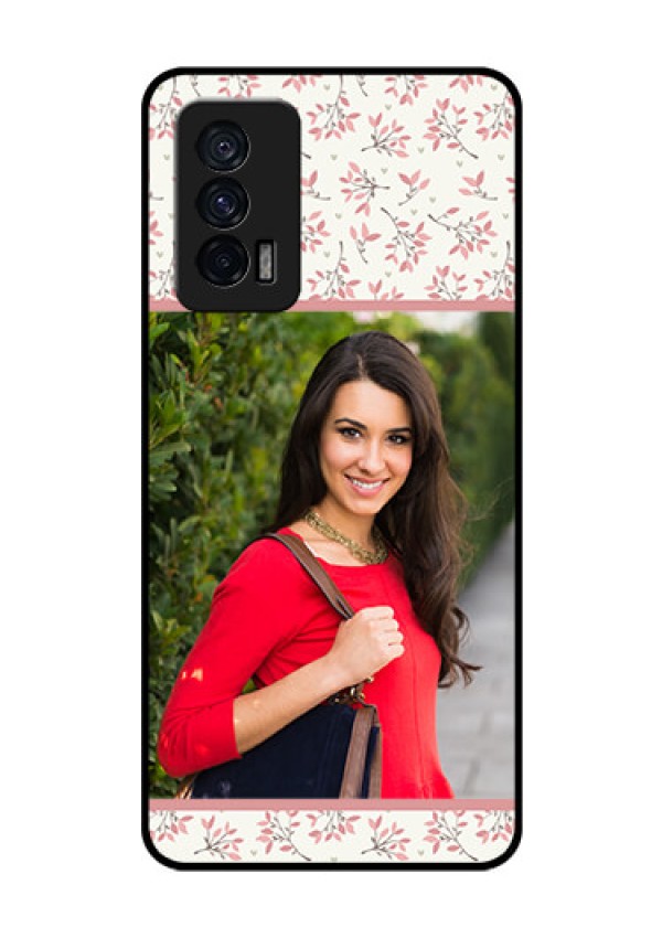 iQOO 7 5G Custom Glass Phone Case - Premium Floral Design