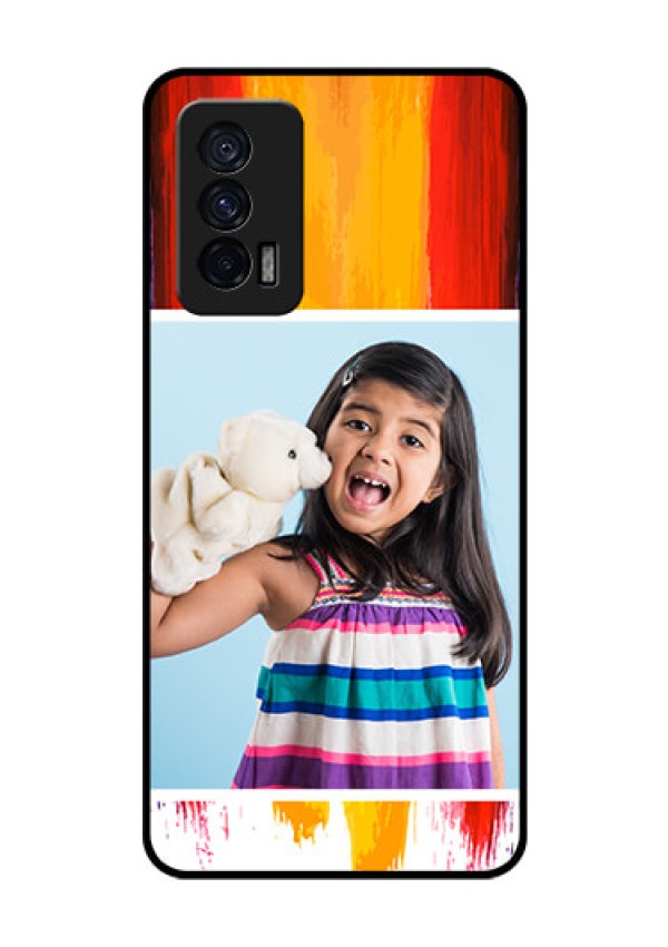 iQOO 7 5G Personalized Glass Phone Case - Multi Color Design