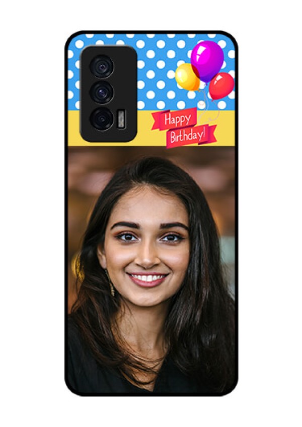 iQOO 7 5G Custom Glass Mobile Case - Happy Birthday Design