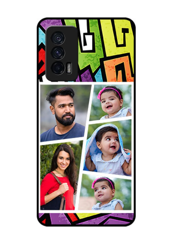 iQOO 7 5G Custom Glass Phone Case - Graffiti pattern Design