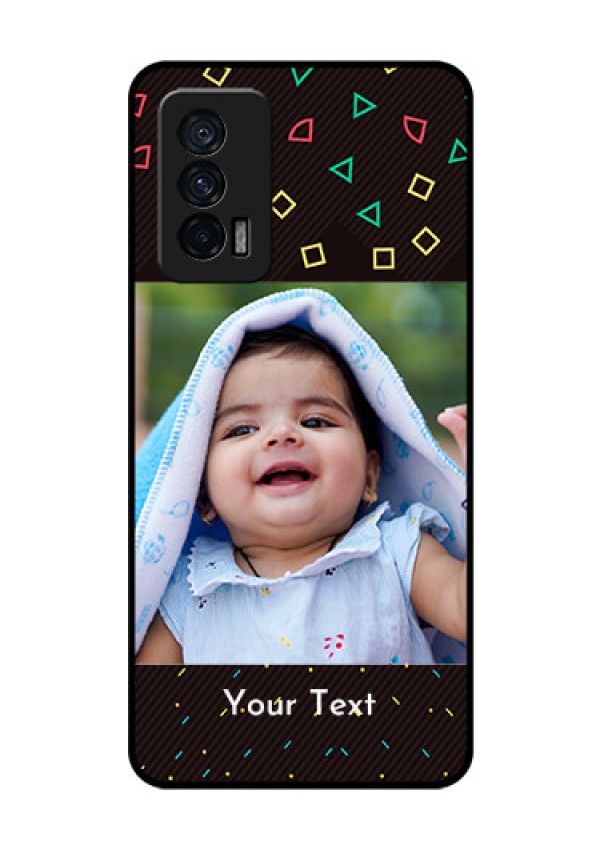 iQOO 7 5G Custom Glass Phone Case - with confetti birthday design