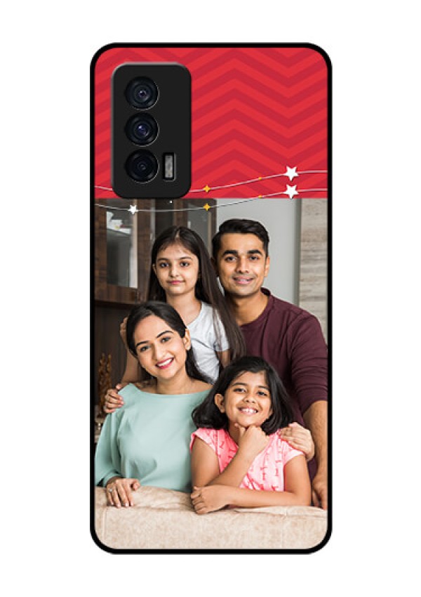 iQOO 7 5G Personalized Glass Phone Case - Happy Family Design