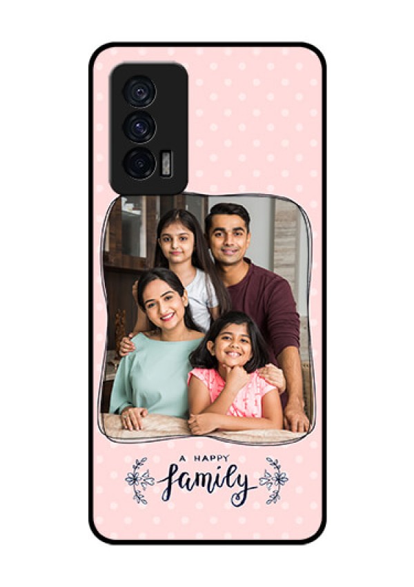 iQOO 7 5G Custom Glass Phone Case - Family with Dots Design