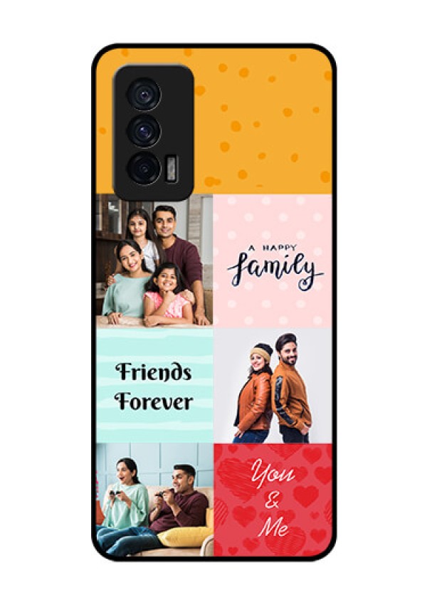 iQOO 7 5G Personalized Glass Phone Case - Images with Quotes Design
