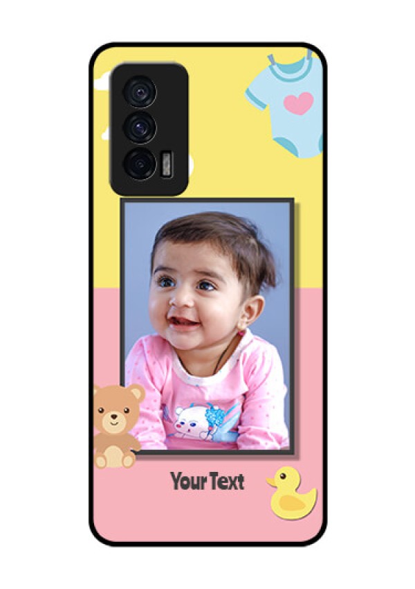 iQOO 7 5G Photo Printing on Glass Case - Kids 2 Color Design