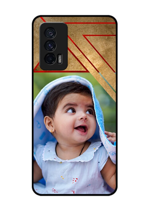 iQOO 7 5G Personalized Glass Phone Case - Gradient Abstract Texture Design
