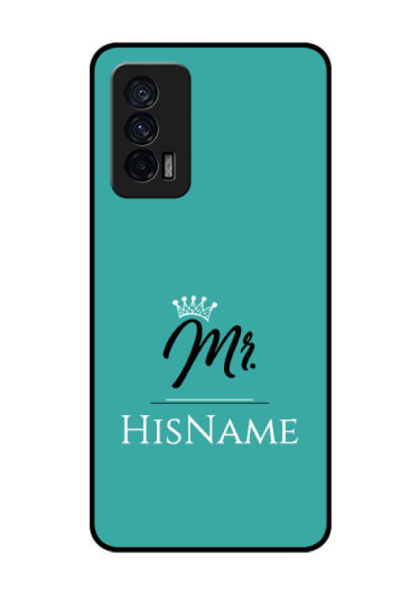 iQOO 7 5G Custom Glass Phone Case Mr with Name
