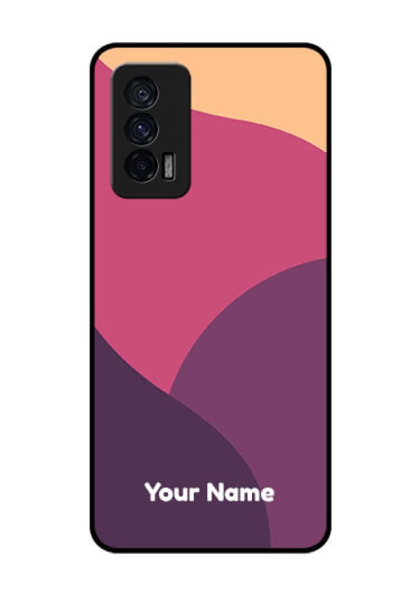 iQOO 7 5G Custom Glass Phone Case - Mixed Multi-colour abstract art Design
