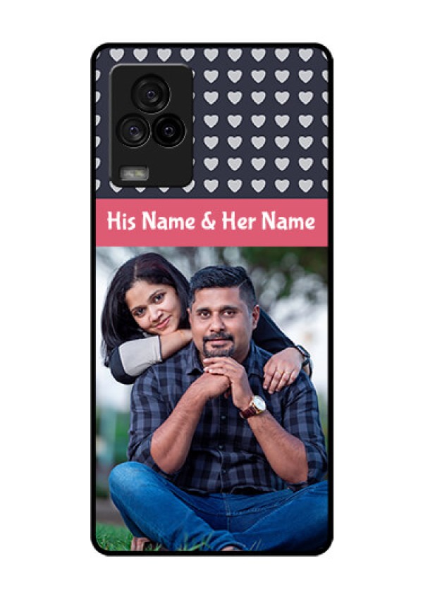 iQOO 7 Legend 5G Custom Glass Mobile Case - Love Symbols Design