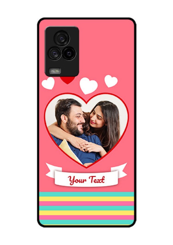 iQOO 7 Legend 5G Photo Printing on Glass Case - Love Doodle Design