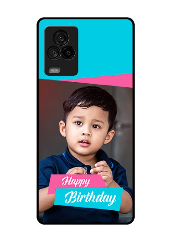 iQOO 7 Legend 5G Personalized Glass Phone Case - Image Holder with 2 Color Design