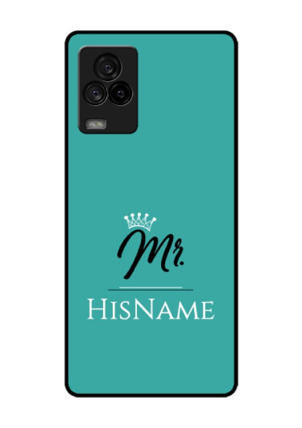 iQOO 7 Legend 5G Custom Glass Phone Case Mr with Name