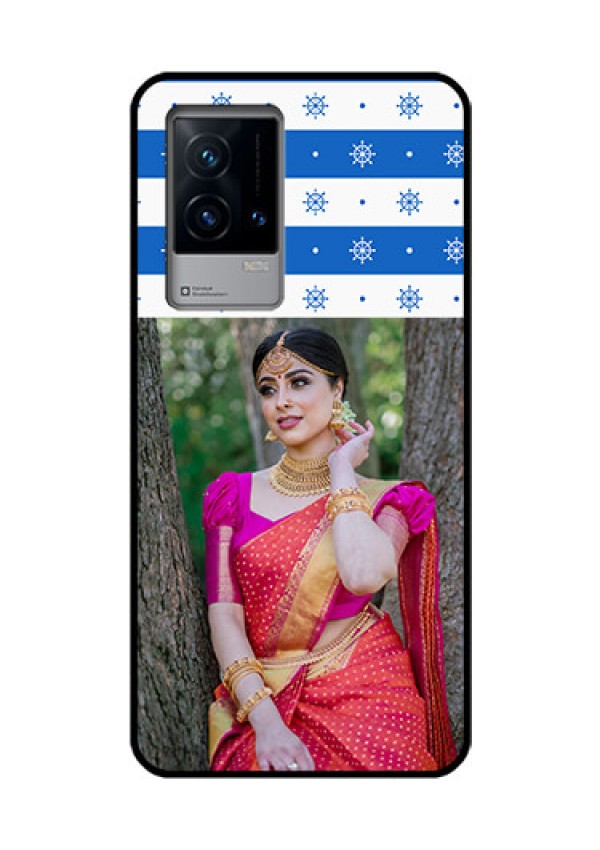 iQOO 9 5G Photo Printing on Glass Case - Snow Pattern Design