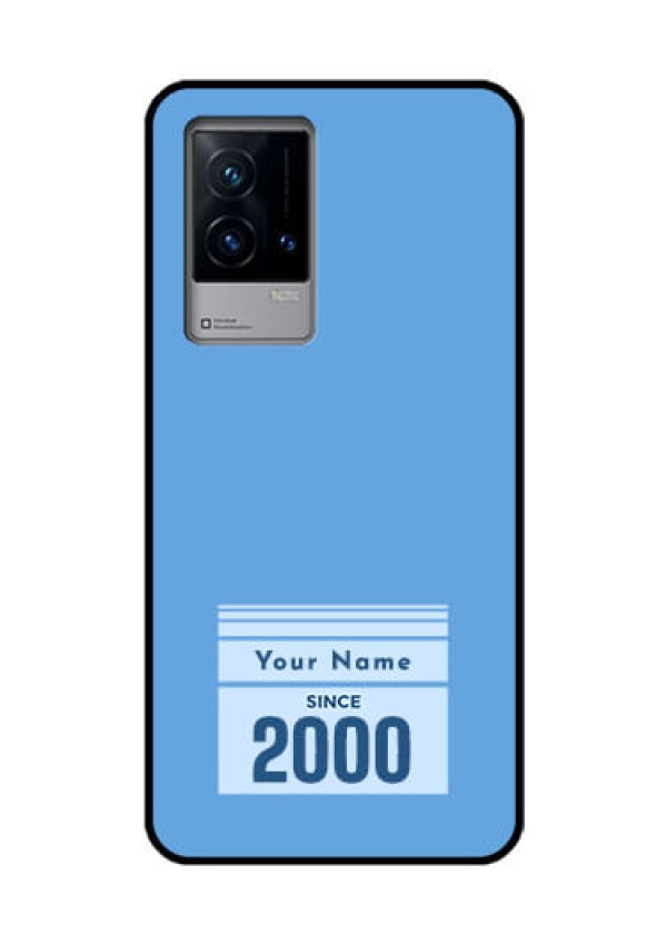 iQOO 9 5G Custom Glass Mobile Case - Custom Year of birth Design