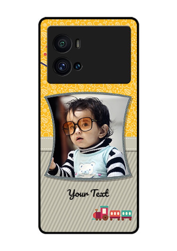 iQOO 9 Pro 5G Personalized Glass Phone Case - Baby Picture Upload Design