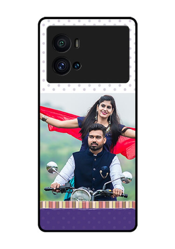 iQOO 9 Pro 5G Photo Printing on Glass Case - Cute Family Design