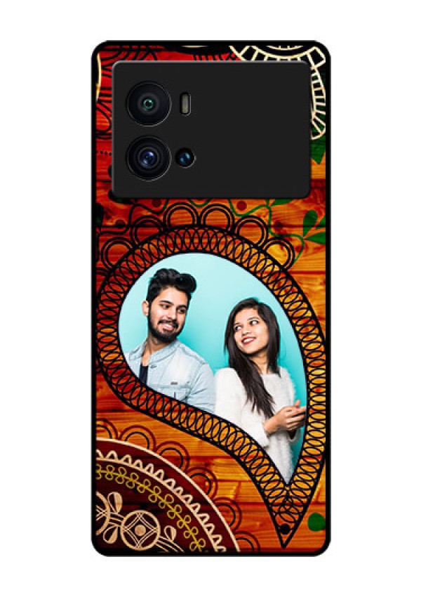 iQOO 9 Pro 5G Personalized Glass Phone Case - Abstract Colorful Design