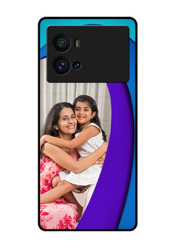 iQOO 9 Pro 5G Photo Printing on Glass Case - Simple Pattern Design