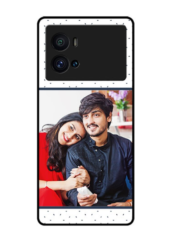 iQOO 9 Pro 5G Personalized Glass Phone Case - Premium Dot Design