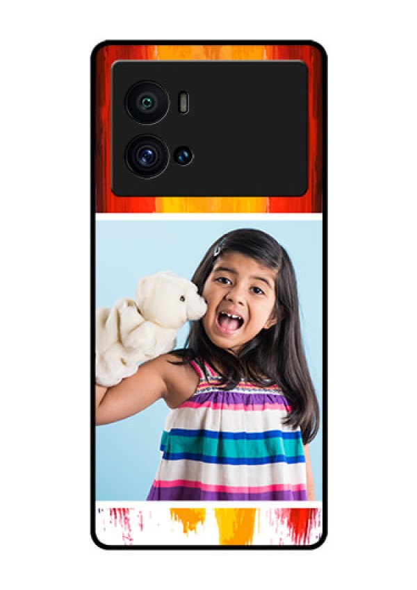 iQOO 9 Pro 5G Personalized Glass Phone Case - Multi Color Design