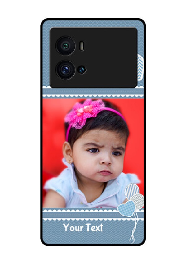 iQOO 9 Pro 5G Photo Printing on Glass Case - with Kids Pattern Design