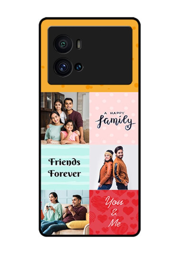 iQOO 9 Pro 5G Personalized Glass Phone Case - Images with Quotes Design