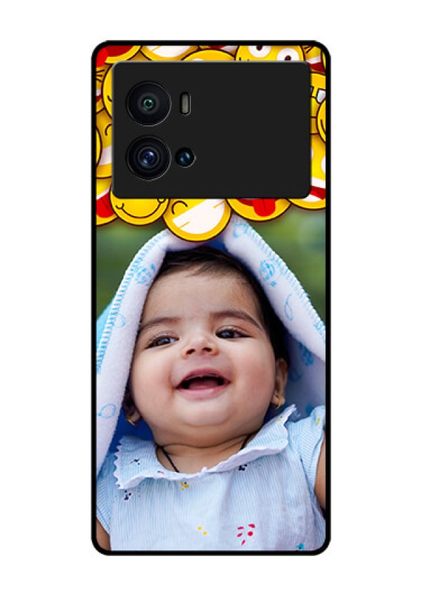 iQOO 9 Pro 5G Custom Glass Mobile Case - with Smiley Emoji Design