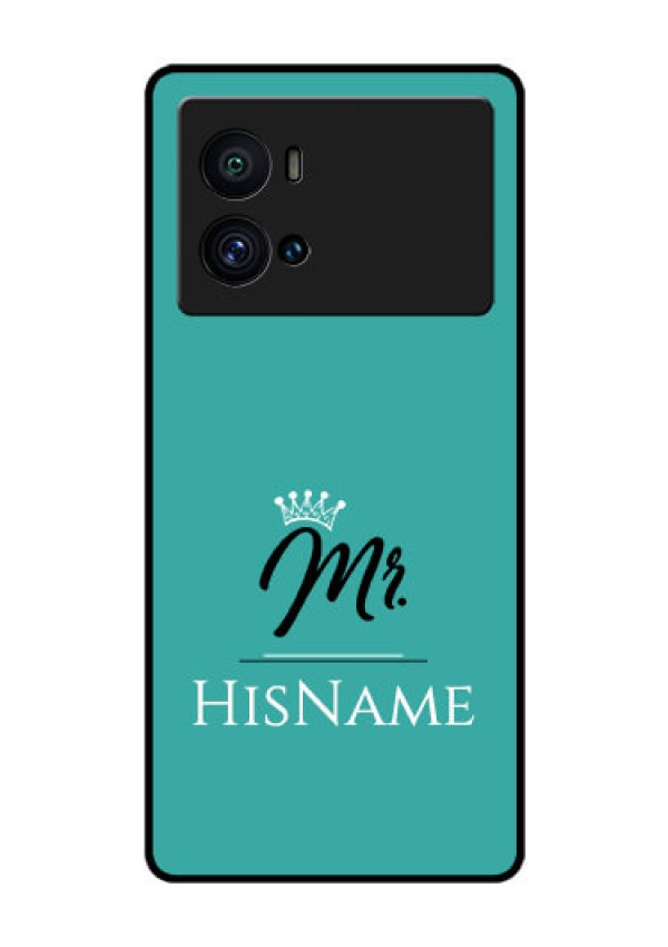 iQOO 9 Pro 5G Custom Glass Phone Case Mr with Name