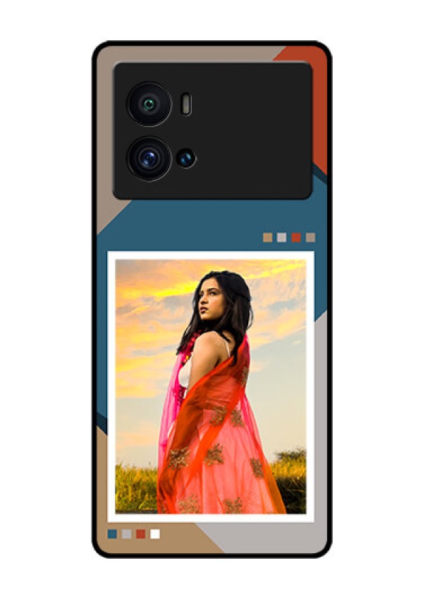 iQOO 9 Pro 5G Personalized Glass Phone Case - Retro color pallet Design