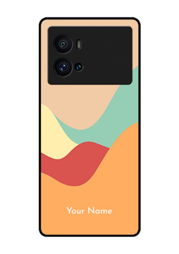 iQOO 9 Pro 5G Personalized Glass Phone Case - Ocean Waves Multi-colour Design