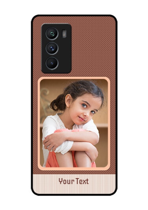 iQOO 9 SE 5G Custom Glass Phone Case - Simple Pic Upload Design