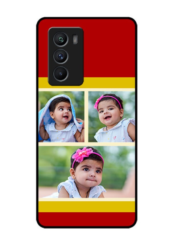iQOO 9 SE 5G Custom Glass Mobile Case - Multiple Pic Upload Design