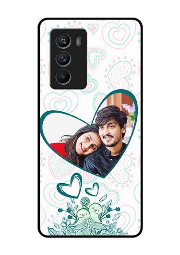 iQOO 9 SE 5G Photo Printing on Glass Case - Premium Couple Design