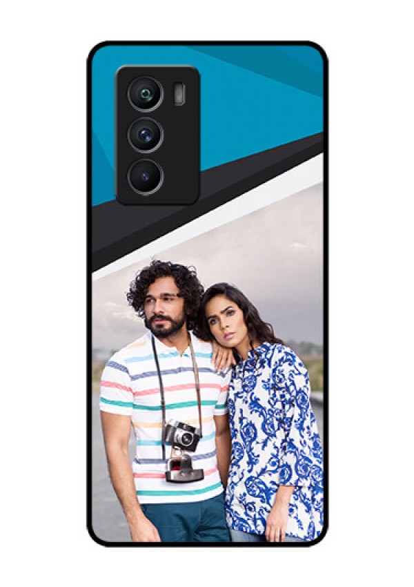 iQOO 9 SE 5G Photo Printing on Glass Case - Simple Pattern Photo Upload Design
