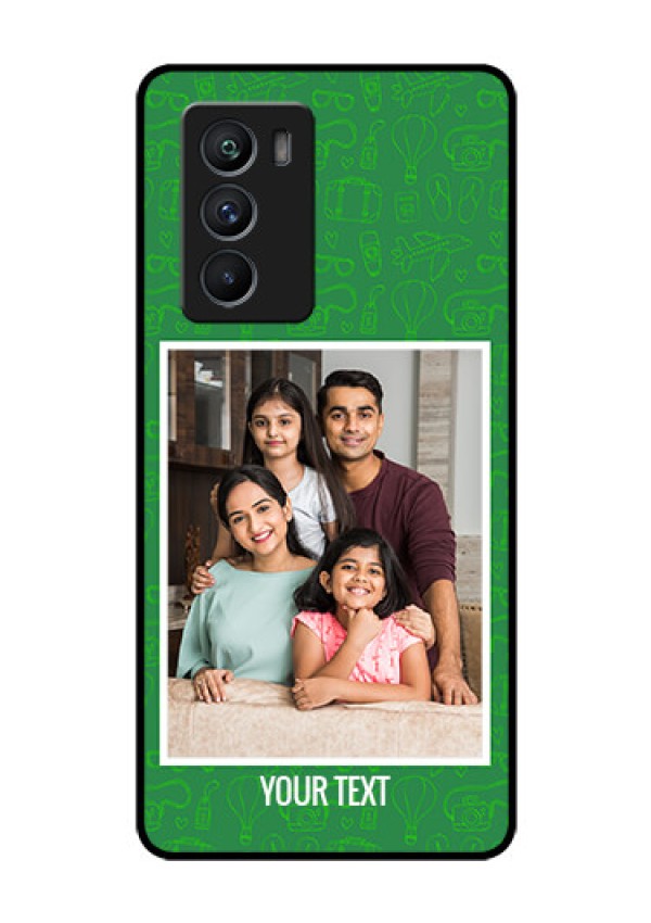 iQOO 9 SE 5G Personalized Glass Phone Case - Picture Upload Design