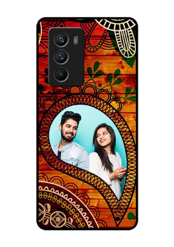 iQOO 9 SE 5G Personalized Glass Phone Case - Abstract Colorful Design